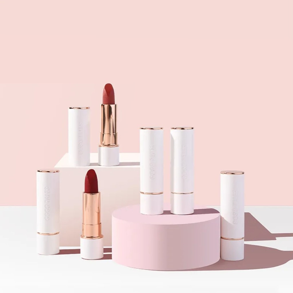 Son thỏi lì kem sữa GOGO TALES vỏ trắng mịn mượt mềm môi Small Cream Soft Mist Lipstick GT242 GOGO71