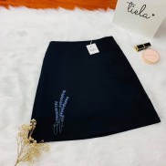 Chân váy thêu hoa Lavender