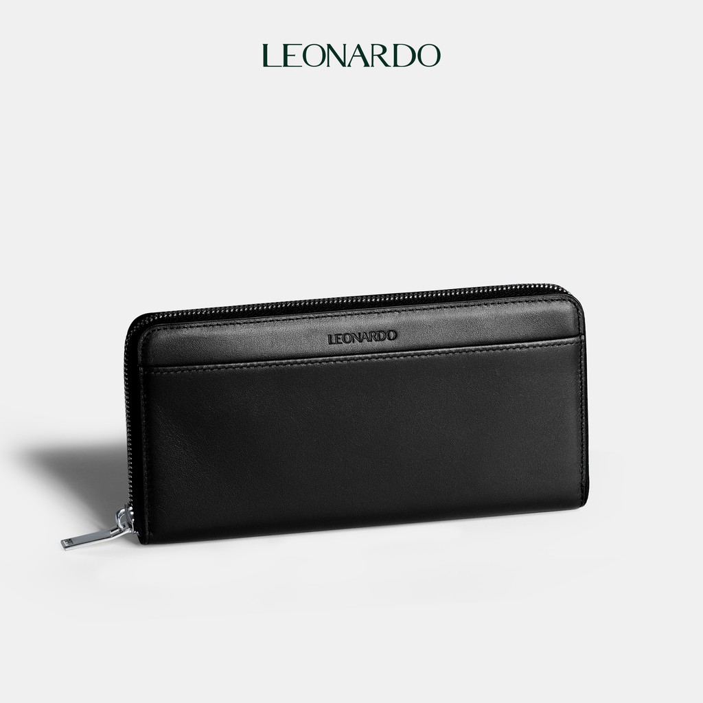 Ví dài nam nữ khóa kéo Pisa da Mastrotto thương hiệu Leonardo