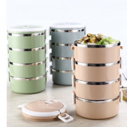 Cặp lồng cơm Lúa mạch 3 tầng và 4 tầng