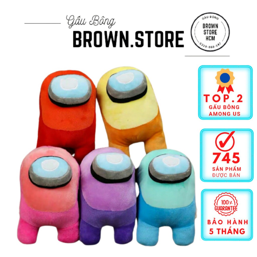 Gấu Bông Among Us Miniso Cao Cấp .Thú Nhồi Bông Among Us | BrownStore