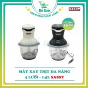 Shop Bố Ken MÁY XAY THỊT - MÁY XAY ĐA NĂNG 4 LƯỠI DAO SASSY HR-618