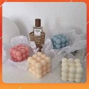 (Có sẵn) nến thơm trang trí hình vuông bọt biển phong cách hàn quốc