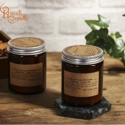 (Có sẵn) Nến thơm handmade không khói Little Prince hũ thủy tinh màu nâu vintage