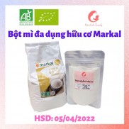Bột mì đa dụng hữu cơ T55 Markal dùng để làm bánh cho bé ăn dặm - Tách lẻ 100g
