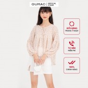 Áo babydoll nữ tay dài GUMAC AB781 chất liệu vải Voan cao cấp