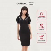 Đầm ôm nữ xếp ngực bản eo GUMAC phong cách sang trọng, thanh lịch DB331