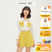  Quần short nữ lưng thun GUMAC thời trang cao cấp QB3126