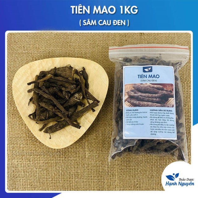 1kg Sâm Cau Đen (Tiên Mao, Sâm Cau Bổ Thận)| Thảo Dược Hạnh Nguyên