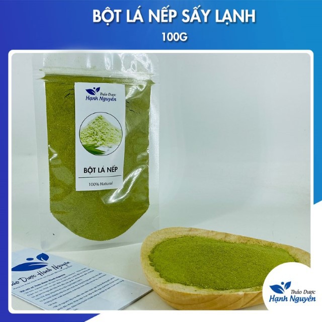 Bột Lá Nếp Sấy Lạnh 100g (Lá Dứa, Lá Thơm)