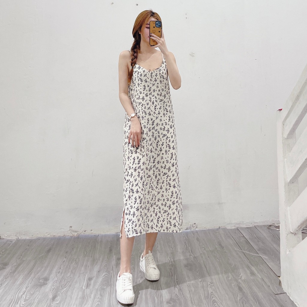 Váy 2 Dây Hoa Nhí Nàng Thơ Hàn Quốc