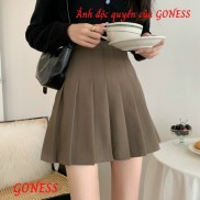 Chân Váy Chữ A Xếp Ly Lưng Cao Phong Cách Hàn Quốc Dành Cho Phái Đẹp