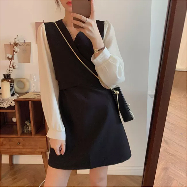 Đầm midi tay dài thời trang cho nữ