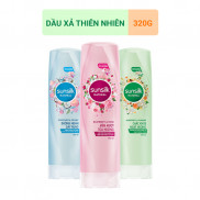 Dầu xả Sunsilk Thiên Nhiên 320gr dành cho tóc khô xơ với dưỡng chất thiên nhiên truyền thống