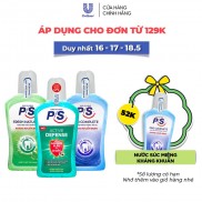 Nước súc miệng P/S kháng khuẩn 99.9% 500ml