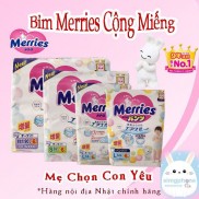 (Cộng Miếng -TC)Tã Dán/Quần Merries Nội Địa Nhật NB96/S88/M68/L58/M64/L50/XL44/XXL28/M58TC