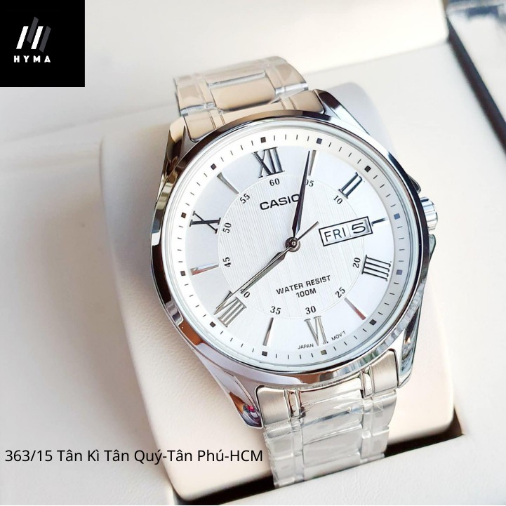 Đồng hồ nam dây thép Casio MTP 1384d HYMA shop