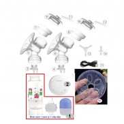 Bộ 2 Phụ kiện máy hút sữa real bubee các loại (trừ thân máy, dây sạc là giá 1 sản phẩm)