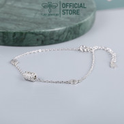 Lắc tay bạc nữ Tlee, Lắc tay hình khối nạm đá bạc 925 cao cấp - TleeJewelry