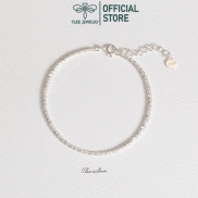  Lắc tay bạc nữ Tlee, lắc tay dây xù bắt sáng -TleeJewelry