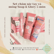 Bộ quà tặng dưỡng tay và móng Soap & Glory Gloriously Hands-Sum 5 món Kem dưỡng ẩm da tay Soap And Glory Hand Food 125ml