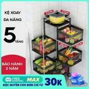 Kệ vuông đa năng đựng rau củ quả và đồ gia dụng,di chuyển xoay 360*, dễ dàng lắp đặt KV01