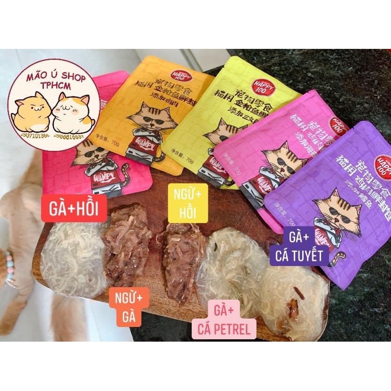 PATE WANPY HAPPY100 GÓI 70G
