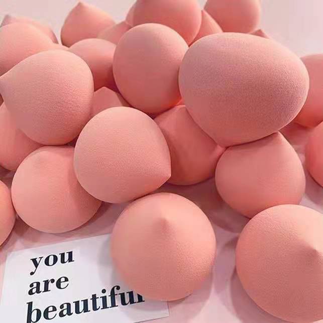 Mút Trang Điểm Siêu Mềm Hình Quả Đào Màu Hồng  Nội Địa Trung