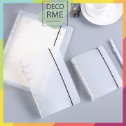 Bìa sổ còng 6 lỗ khổ A6 - A7, phụ kiện sổ bullet journal DecorMe