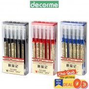 Bút Muji bản dupe bút gel đi nét viết đều mực phụ kiện văn phòng phẩm DECORME (1 chiếc)