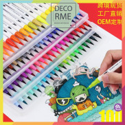 Bút dual brush pen fineliner, bút calligraphy lẻ 1 bút phụ kiện vpp DecorMe