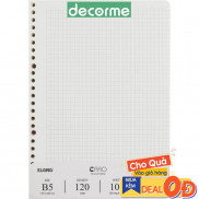 Ruột giấy refill 26 lỗ sổ còng B5 KLONG - 100 tờ