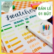 DecorMe Bút viết calligraphy tiêu đề sổ tay bullet journal Fiber Pen Colokit FP-C03 lẻ 1 bút