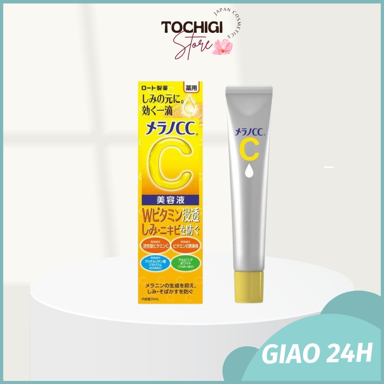 Serum Melano CC Vitamin C, E ngừa mụn và dưỡng trắng