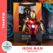 Mô hình Iron Man bán thân có LED 1/4 23cm Ave