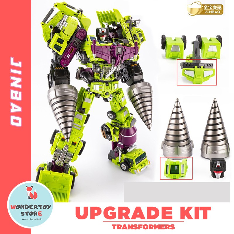 Mô hình Bộ Mũi khoan xoay được Upgrade Kit Devastator Jinbao