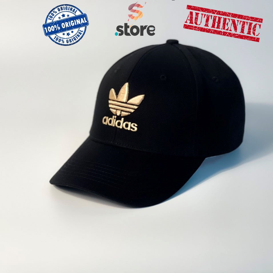 mũ adidas lưỡi trai thể thao thêu nổi 3D logo vàng nón siêu xịn xò dành cho cả nam và nữ
