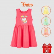  Váy bé gái sát nách Rabity đuôi cá họa tiết động vật 90078.91014