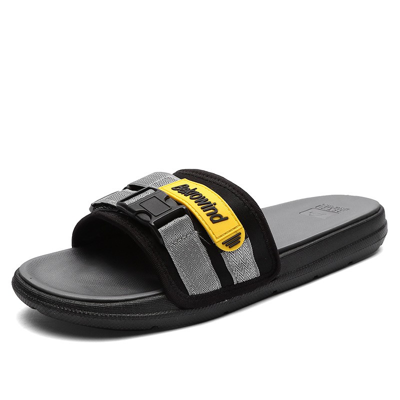 Dép unisex quai ngang Khóa Chốt hiệu BerkowinD đi cực êm siêu hot phong cách ulzzang Hàn Quốc TGG-05