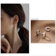 Bông tai bạc nữ Khuyên tai bạc nữ kẹp vành Earcuff