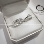 Nhẫn đôi bạc, nhẫn cặp bạc thiết kế L'amour