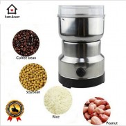 (Ảnh thật) Máy xay tiêu xay cà phê , Hạt ngũ cốc mini đa năng NIMA NM-8300 150W (Bạc)