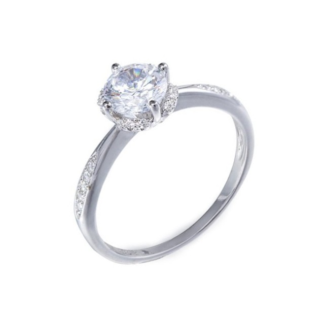 Nhẫn Bạc Bảo Ngọc Jewelry Đính Đá Sang Trọng Quý Phái N2461