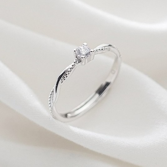 Nhẫn Bạc S925 Cá Tính Đẹp Đính Đá N2459 - Bảo Ngọc Jewelry
