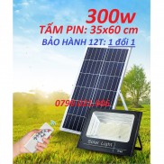 Đèn pha năng lượng mặt trời, đèn năng lượng mặt trời sân vườn 100w 200w 300w có đèn báo dung lượng