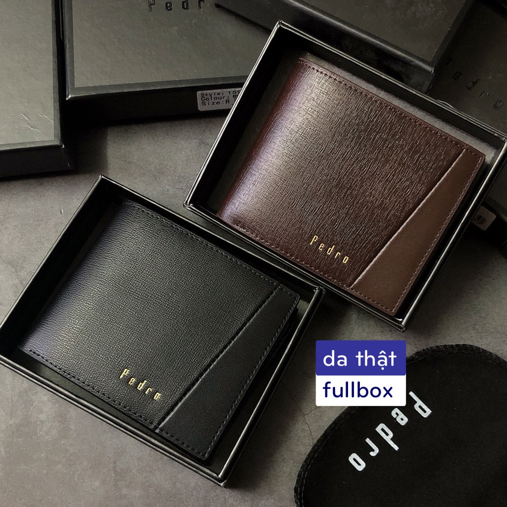 Ví nam Pedro da hàng xuất dư full box