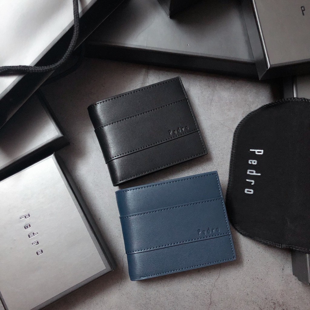 Ví ngắn Pedro 2 sọc ngang - V242