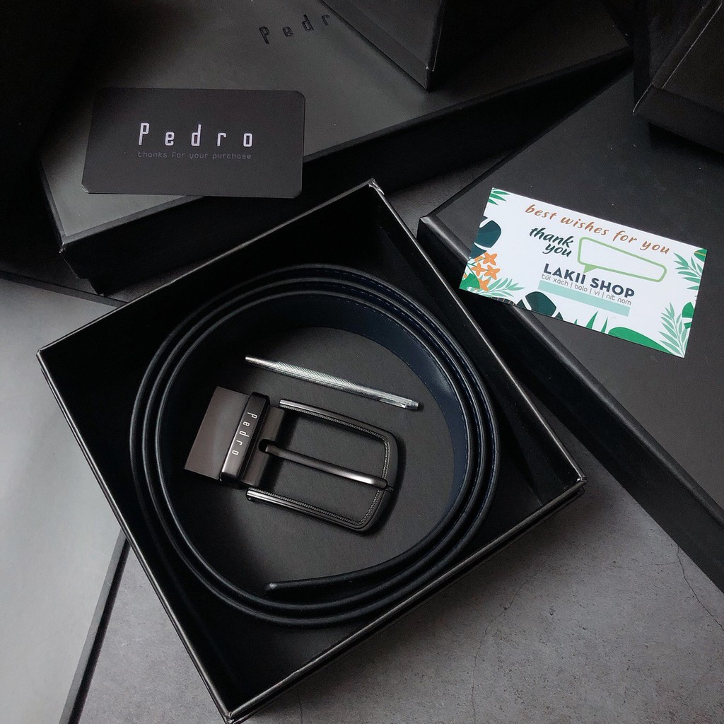 Thắt lưng nam Pedro gài xám - NN164