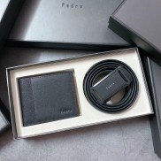 Set nịt ví nam pedro da thật fullbox snv v155
