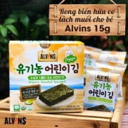 1 gói rong biển hữu cơ không muối Alvins (lẻ 1 gói)